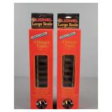 2x The Bid Box Of 4 Straight Track 8-82002