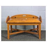 Ethan Allen Solid Mahogany Drop Leaf Coffee Table