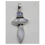 .925 Rainbow Moonstone Pendant