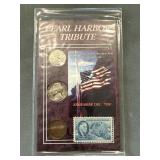 Pearl Harbor Tribute Coin Collection W Silver