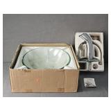 Waterfall Faucet W/ Vessel Sink Bowl