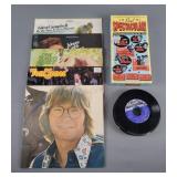 Lot Of Assorted Vinyl Albums, 45