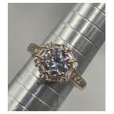 Round European Cut 6-prong  Sz 8 Engagement Ring