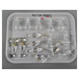 15 Pc Glass & Acrylic Ornaments