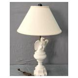 Mid Century Ceramic Eagle Lamp W/ Shade