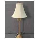 Painted Finish Metal And Composite Table Lamp