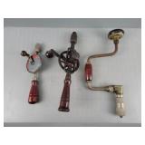 3x The Bid Vintage Bit Brace