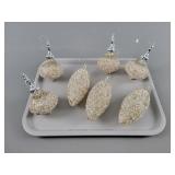 7x The Bid Beaded Ornaments