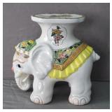 Vintage Hand Painted Porcelain Elephant