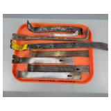 Lot Of Assorted Pry And Crowbars