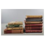10 Pc Vintage Book