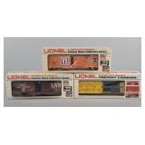 3x The Bid Lionel Rolling Stock