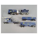 5 Pc Lionel Santa Fe Steam Engine Set