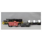 4 Pc Lionel Nickel Plate Road Engine, Tender, Cars