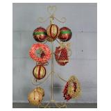 Ornament Hanger Tree W/ Ornaments