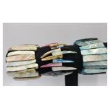 Abalone Shell Stretch Bracelet Lot