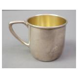 2.50 Oz+ Sterling Silver Cup