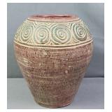Large Terra Cotta Vase Made In Thailand
