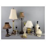 9x The Bid Assor. Small Decor Table Lamps