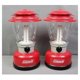 2x The Bid Coleman Battery Powered Lanterns