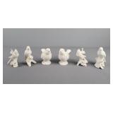 6x The Bid Kromer & More Porcelain Bird Figurines