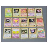 Vintage Lot Of 15 Pokemon Cards
