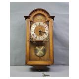 Tradition W Germany Wall Clock W/ Key & Pendulum