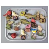 15x The Bid  Assorted Bird Figures