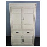 Vintage Stanley Furn Wood Entertainment Cabinet