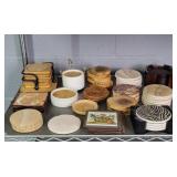 Lot Of Assorted Table Coasters
