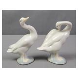 2x The Bid Lladro Swans