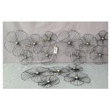 3x The Bid Real Living Terra Metal Walldecor Piece