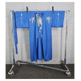 Made In Japan Polyester Kimona Embroidered