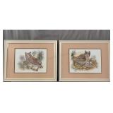 2x The Bid Lynn Bean Great Horned Owl Print