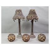 Lot Metal And Jewel Tealight Holders