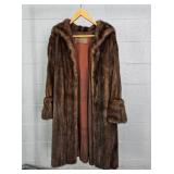 Vintage Car Length Fur Coat - See Info Photo