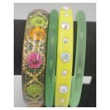 Vintage Fun Bracelets Resin And Plastics