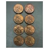 Red Uncirculated/ Au Wheat Cent Lot