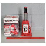 Pittsburgh 20 Ton Low Profile Hydraulic Bottle Jac