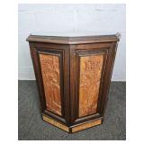 Vintage Handcarved Oriental Motif Octagonal Table