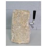 Handcrafted Natural Granite Beverage Dispenser