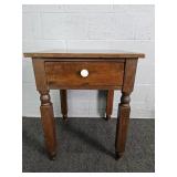 Antique Drawer Mahogany Stand W/ Drawer