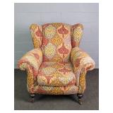 Upholstered Multi Color Oversize Accent Chair