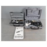 2 Pc Lot Corded & Rechargeable Dremel Tool