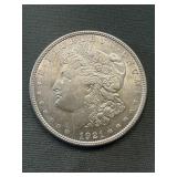 1921 Morgan Silver Dollar