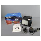 Action 5" Bw Portable Tv W/ Cords Inst & Box