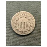1867 Shield Type Nickel