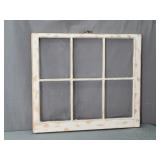 Reclaimed Window Wall Hung Decor