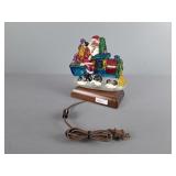 Vintage Owc Santa On Locomotive Ambient Lamp
