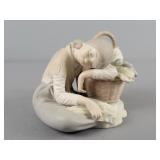 Lladro Porcelain Figurine ' Little Green Grocer'